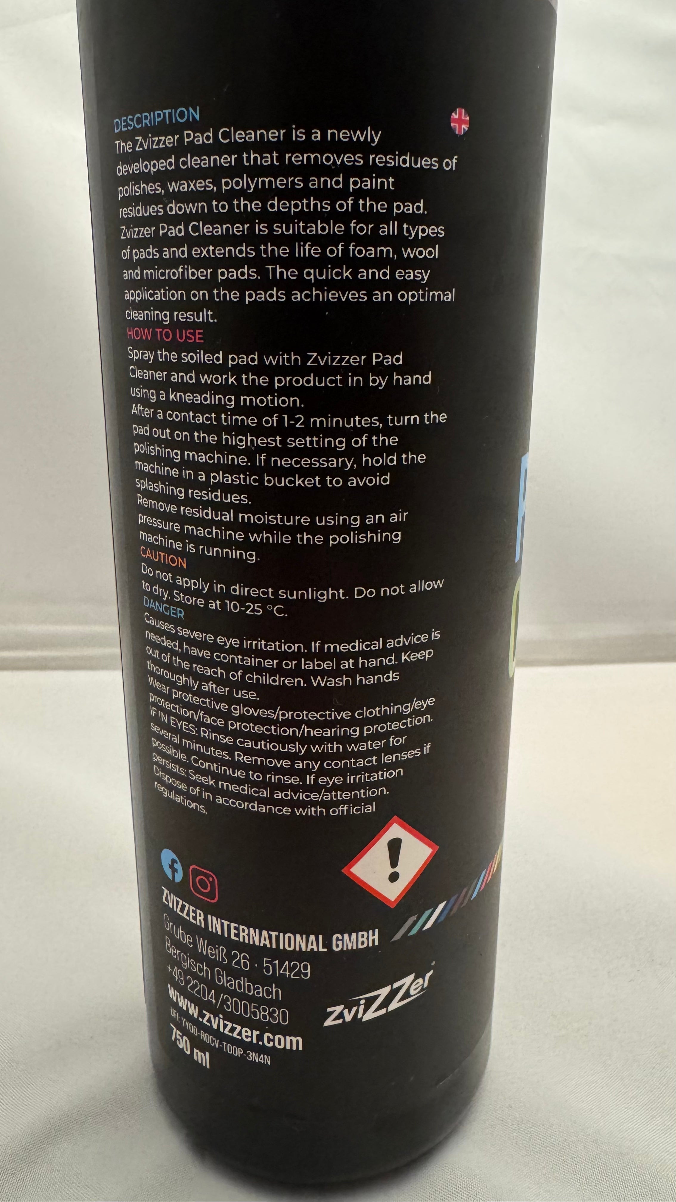 Zvizzer - Pad Cleaner - 750 ml