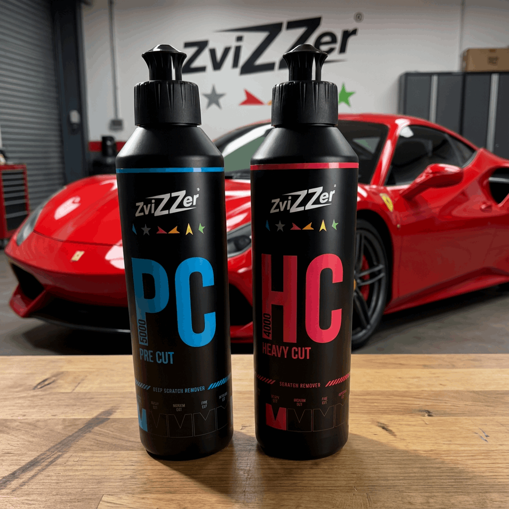 Zvizzer 2er-Pack Polituren je 250 ml PC + HC für besten Cut