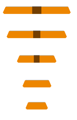 Zvizzer - Medium Cut Trapez Thermo Pad - orange