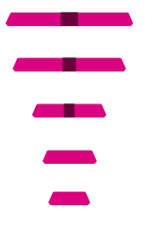 Zvizzer - Heavy Cut Trapez Thermo Pad - rot